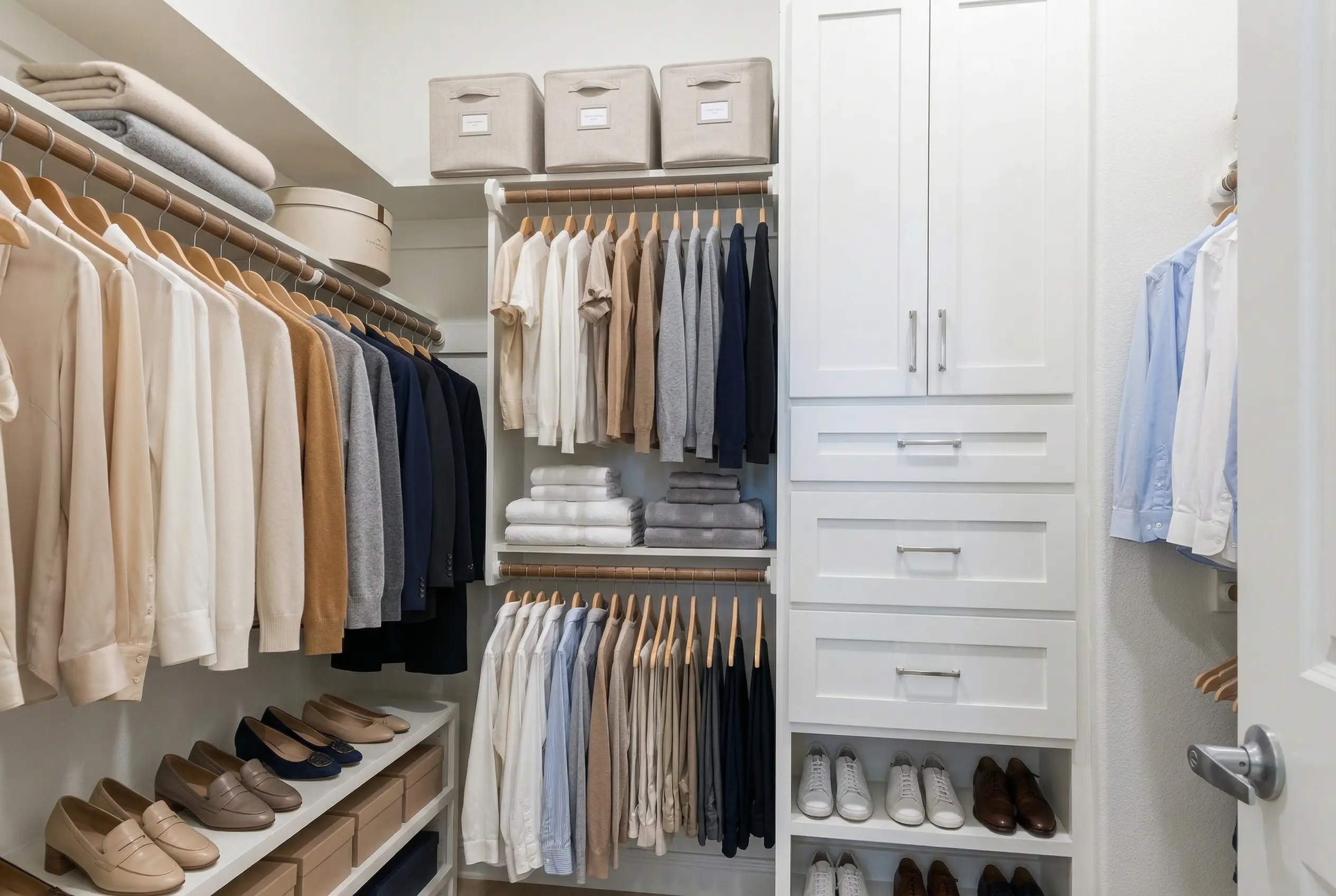 Primary closet